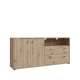Tv-benk ARCHBOX - 144 x66 cm - eik artisan - 2 dører - 2 skuffer