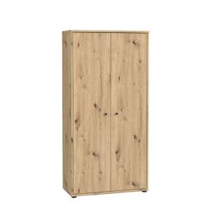 Garderobeskap ARCHBOX - 74x149 cm - eik artisan - 2 dører
