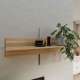 Veggpanel SERAVEL 100x63 cm - beige sand - eik mauvella