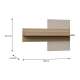Veggpanel SERAVEL 100x63 cm - beige sand - eik mauvella