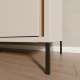 Skjenk SERAVEL 124x87 cm - 1 dør - 3 skuffer - beige sand - eik mauvella