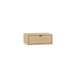 Vegghengt nattbord REYNOS - 45x18 cm - eik mavelie - 1 skuff