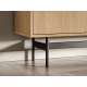 Tv-benk REYNOS - 150x53 cm - eik mavelie - 3 dører
