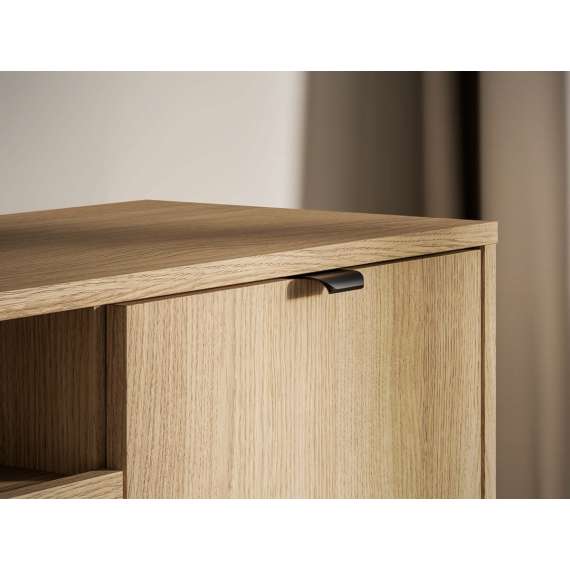 Tv-benk REYNOS - 150x53 cm - eik mavelie - 3 dører
