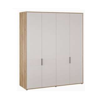 Garderobeskap SERAVEL - 180x214 cm - beige sand - 4 dører