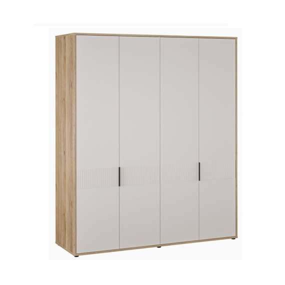 Garderobeskap SERAVEL - 180x214 cm - beige sand - 4 dører