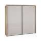 Garderobeskap SERAVEL - 231x216 cm - beige sand - 2 skyvedører