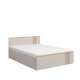 Seng BREVAS 160x200 cm - cashmere - eik artisan - 1 skuff