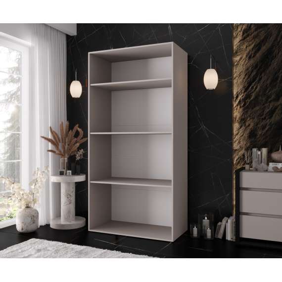 Garderobeskap KRIS 100x202 cm - cashmere - 2 dører