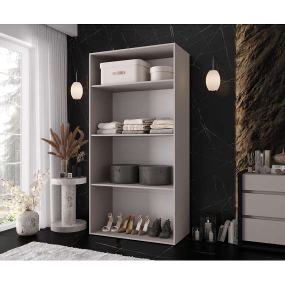 Garderobeskap KRIS 100x202 cm - cashmere - 2 dører