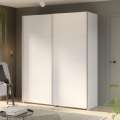 Garderobeskap SPACE 170x210 cm - hvit matt - skyvedører