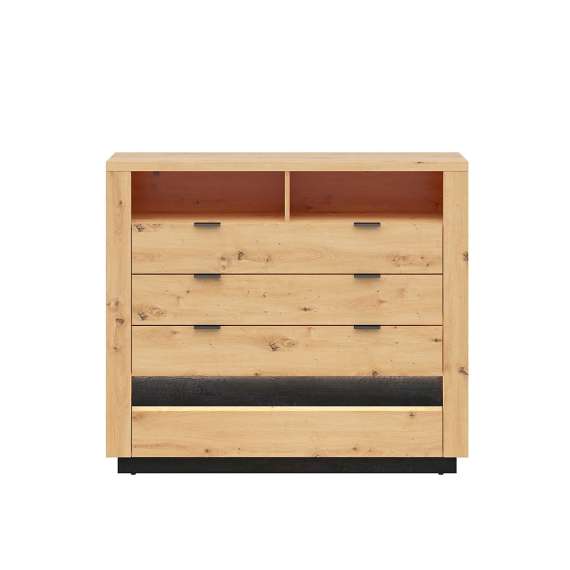 Kommode Ostia 117x101 cm - Trelook - med belysning