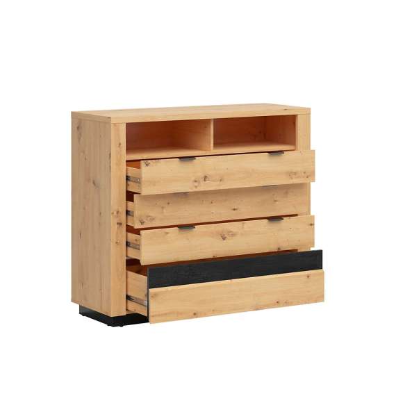 Kommode Ostia 117x101 cm - Trelook - med belysning