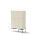 Skap LUSSO 94x142 cm - champagne - med 4 dører