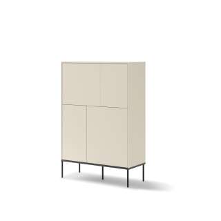 Skap LUSSO 94x142 cm - champagne - med 4 dører