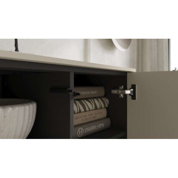 Skap LUSSO 94x142 cm - champagne - med 4 dører