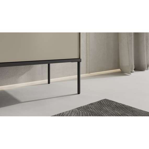 Skap LUSSO 94x142 cm - champagne - med 4 dører