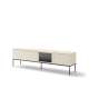 Tv-benk LUSSO 196x55 cm - champagne - med LED lys