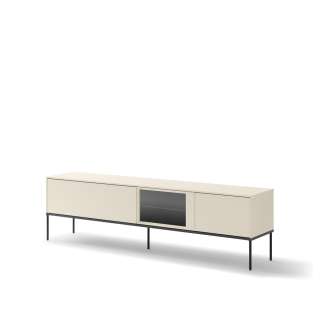 Tv-benk LUSSO 196x55 cm - champagne - med LED lys