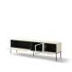 Tv-benk LUSSO 196x55 cm - champagne - med LED lys