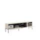 Tv-benk LUSSO 196x55 cm - champagne - med LED lys