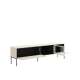 Tv-benk LUSSO 196x55 cm - champagne - med LED lys