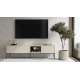 Tv-benk LUSSO 196x55 cm - champagne - med LED lys