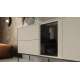 Skjenk LUSSO 166x85 cm - champagne - med LED lys