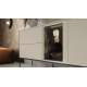 Skjenk LUSSO 166x85 cm - champagne - med LED lys