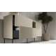 Skjenk LUSSO 166x85 cm - champagne - med LED lys