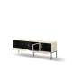 Tv-benk LUSSO 166x55 cm - champagne - med LED lys