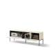 Tv-benk LUSSO 166x55 cm - champagne - med LED lys