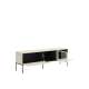 Tv-benk LUSSO 166x55 cm - champagne - med LED lys
