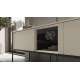 Tv-benk LUSSO 166x55 cm - champagne - med LED lys