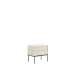 Nattbord LUSSO 56x55 cm - champagne - med 2 skuffer