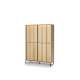 Skap ITAMI 105x151 cm - eik - med LED lys