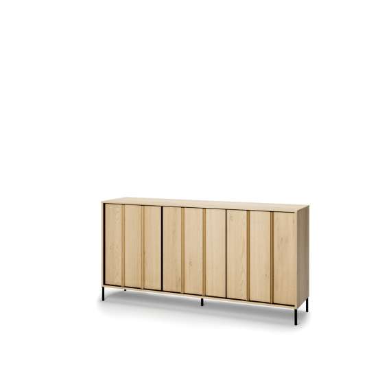 Skjenk ITAMI 165x83 cm - eik - med LED lys