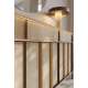 Skjenk ITAMI 165x83 cm - eik - med LED lys - 3 skuffer