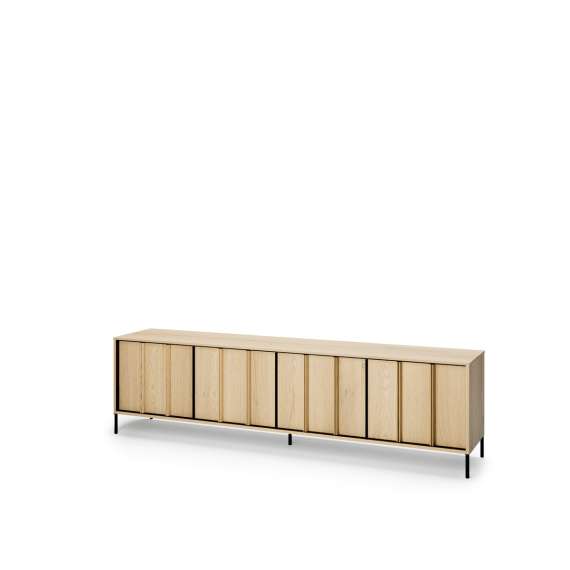 Tv-benk ITAMI 206x56 cm - eik - med LED lys