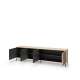 Tv-benk ITAMI 206x56 cm - eik - med LED lys