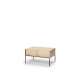 Sofabord ITAMI 100x70 cm - eik - med oppbevaringsskuff