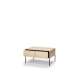 Sofabord ITAMI 100x70 cm - eik - med oppbevaringsskuff
