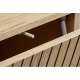 Tv-benk med veggpanel JOY - 168x130 cm - eik cremona