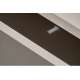 Tv-benk med veggpanel  GLAM 180x155 cm - 2 dører - cashmere