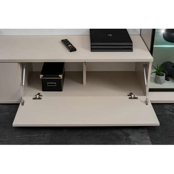 Seksjon GLAM II 300x155/174 cm - cashmere - hvit marmor imitasjon