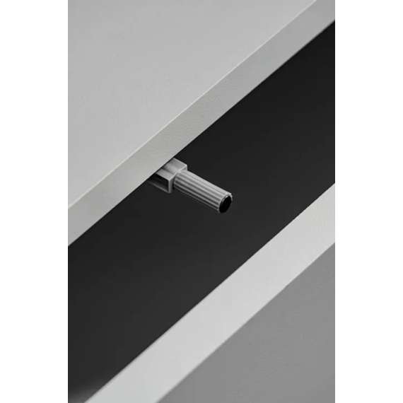 Seksjon LEO - 240x160 cm - arktisk grå - eik cremona