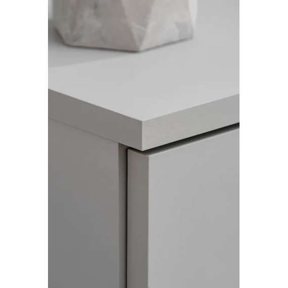 Seksjon LEO - 240x160 cm - arktisk grå - eik cremona
