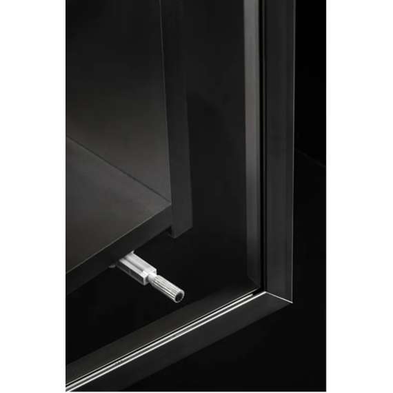 Seksjon SOUL - 300x160 cm - svart matt - eik viking