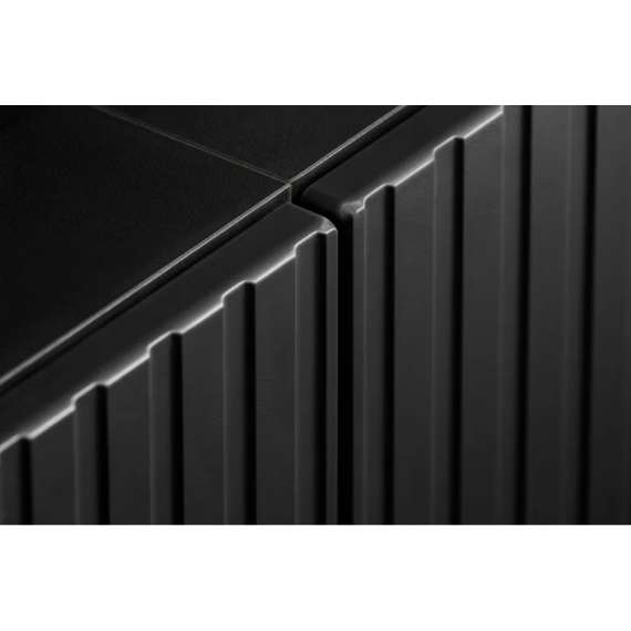 Seksjon SOUL - 300x160 cm - svart matt - eik viking