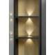 Seksjon SOUL - 300x160 cm - svart matt - eik viking